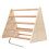 Mini wooden climbing triangle with lockable ladder, birch 1