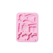 Cake Mold Graduation Theme 9-Cavity