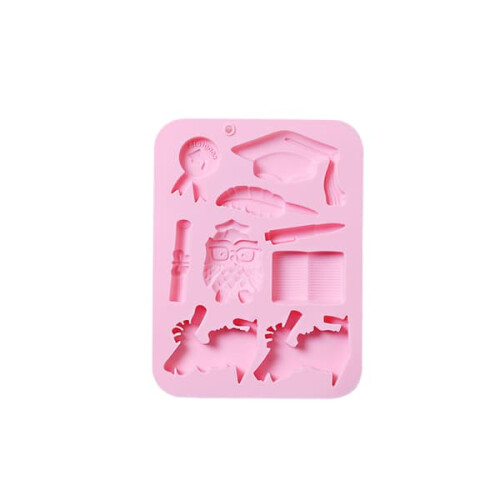 Cake Mold Graduation Theme 9-Cavity