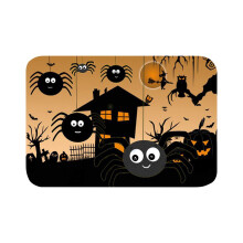 Kiplyki Discount Shop Tomb Night Pumpkin Entrance Mat Strip Kitchen Bathroom Antypoślizgowa mata podłogowa Dywan
