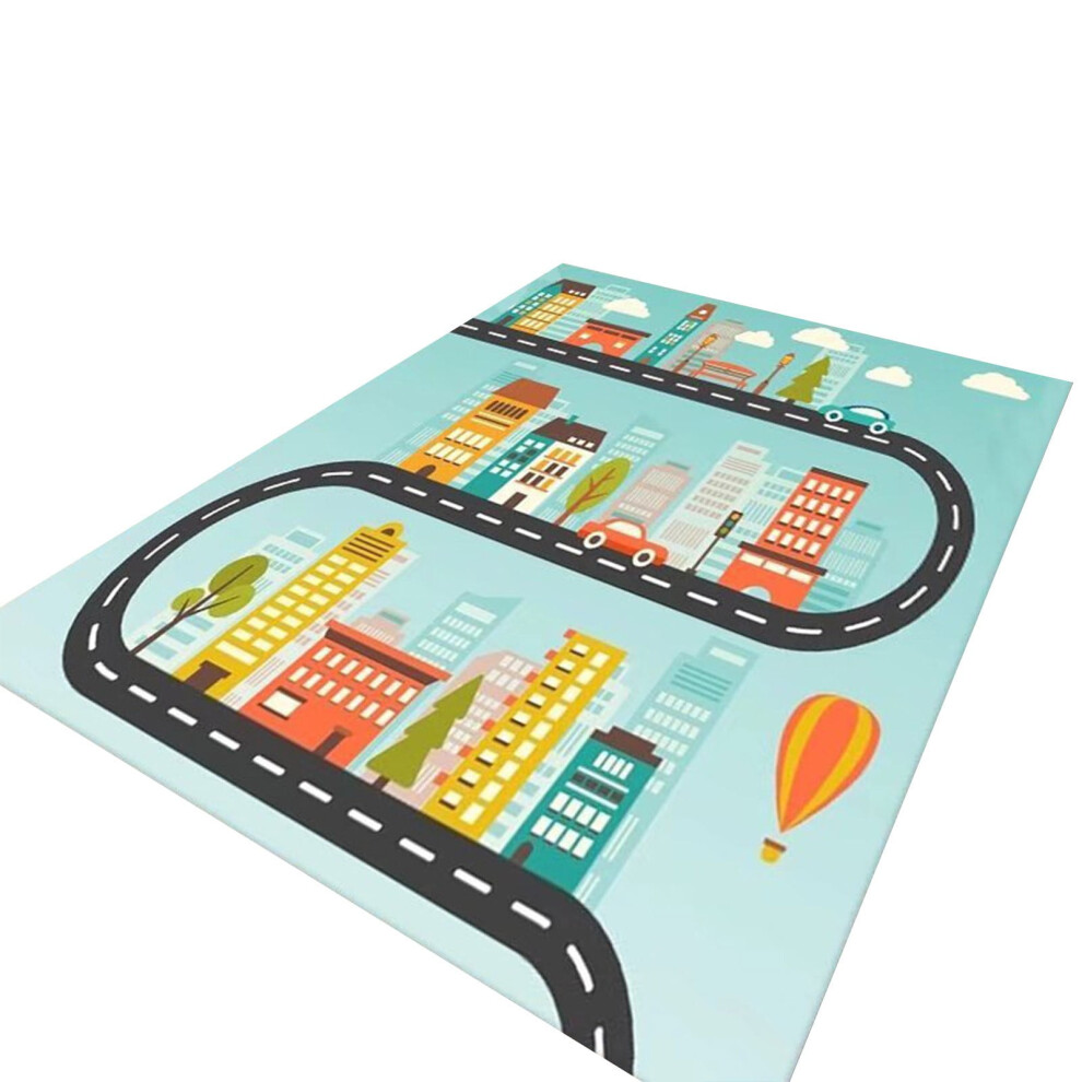 Oyigu Children's Traffic Road Carpet 80X160cm 975221863188