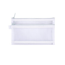 Quinlira Brief Dobbelt Penpose, Transparent Net, Stor Kapacitet, Papirorganisator, Nylon Penpose, Kompatibel med Eksamen og Kontorbrug