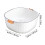 Kitchen Drain Basket Double-Layer Fine Mesh White 7