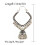 Boucles d'oreilles Jhumka Vintage Boho Argent1Paire 5