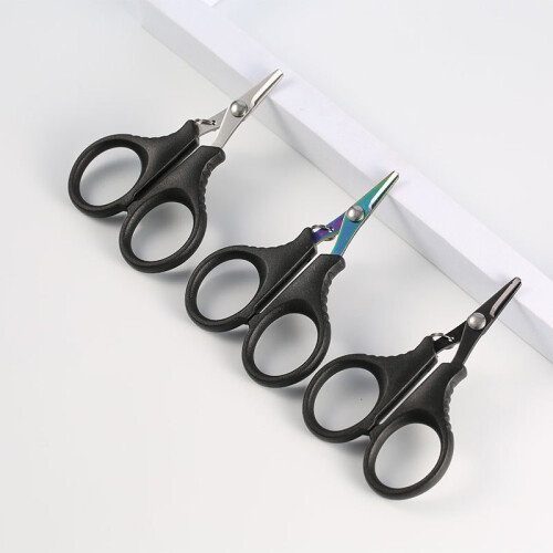 Fishing Scissors Braided Line Cutter Serrated 1 Pair 2