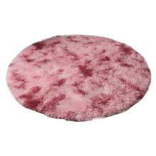 Tapis rond Kiplyki à prix réduit pour chambre de fille, tapis rond pour chambre d'enfant, tapis en peluche douce pour dortoir, décoration mignonne