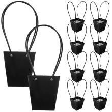 Lot de 10 sacs à fleurs, boîtes de transport pour bouquets de fleurs, sacs pour fleuristes, sacs à friandises pour fêtes, sacs à provisions