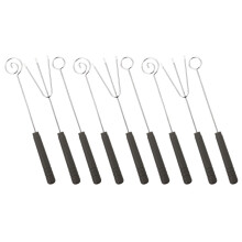 Chocolate Fondue Forks Cottage Cheese with Fruit 9 Pcs