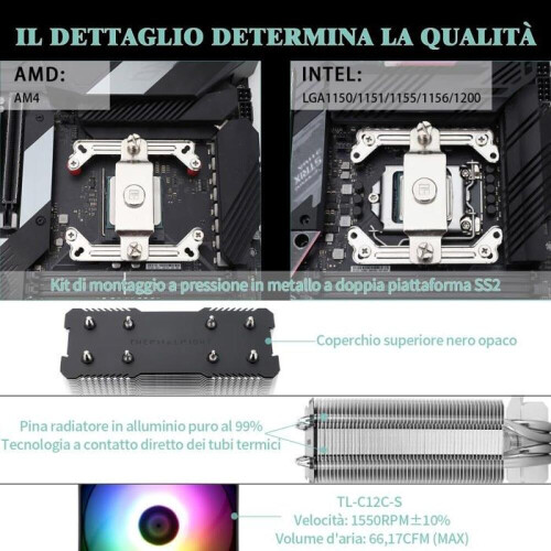 Ανακατασκευή - αερισμός - υδρόψυξη Thermalright - AX120 SE ARGB-f 2