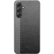 Samsung Galaxy S24 FE case transparent black grey leather