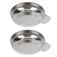 Ensemble de 4 plateaux de pesée en acier inoxydable, comprenant un gobelet doseur, une balance, un plateau de pesée, un égouttoir à vaisselle et
