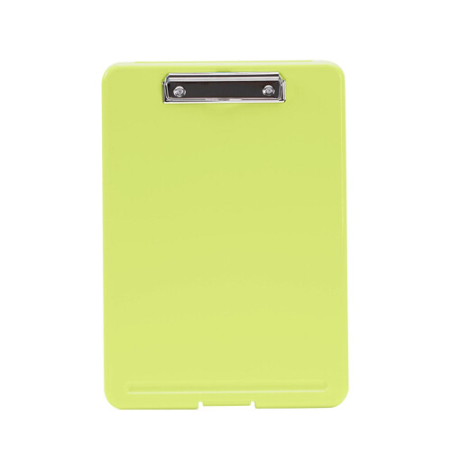 A4 Clipboard Heavy-Duty Plastic Yellow Holds 140 Sheets 1