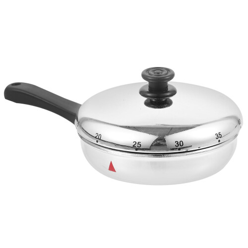 Kitchen timer rotating egg boiler wok shape