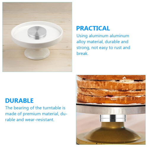 Aluminum Alloy Swivel Turntable Base for Cake Decorating 1