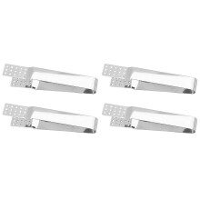 Stainless Steel Tea Bag Tongs Heat Resistant 4 PCS