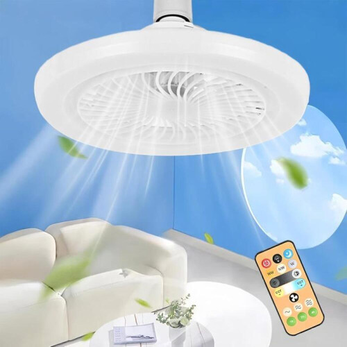 Ceiling Fan with Light | Slim Ceiling Fan with Remote Control | 3 Adjustable Speeds 1