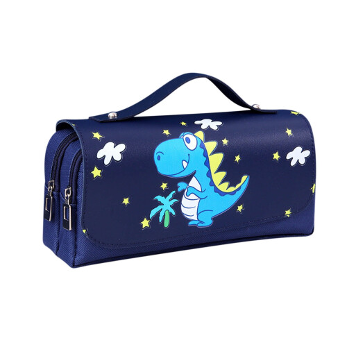Space Astronaut Pencil Case 3-Layer Large Capacity 2