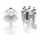 Support rotatif pour micropipettes de laboratoire, 12 emplacements 2