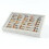 Δίσκος επίδειξης κοσμημάτων Velvet 50-slot box αποθήκευσης 1