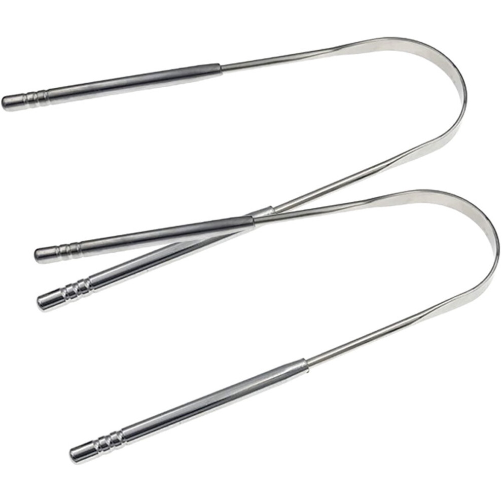 Tongue Scraper Metal Portable 10 Pcs