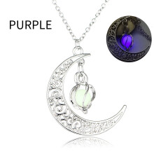 Moon Pendant Hollow Spiral Luminous 1 Piece
