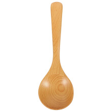 Suppenlöffel aus Buchenholz mit langem Griff, 1 Stück