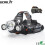 BORUiT RJ-5000 XM-L2 + 2 * R2 LED Προβολέας 8000LM 4 Λειτουργιών Αδιάβροχη Επαναφορτιζόμε 2