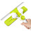 Window cleaner with telescopic handle, extendable at a smart angle, and double-sided exterior window squeegee 5