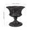 Vaso de ferro vintage 16,0 x 16,0 x 5,9 polegadas 2