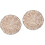 2Count Θήκες για καφέ Shell Διακόσμηση σπιτιού Χαλί για φλιτζάνια Σουβέρ καφέ Παράκτια 1