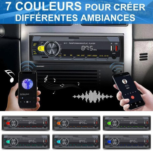Ραδιόφωνο αυτοκινήτου Bluetooth - OLOKDYIZ - Διπλής Οθόνης - 4x45W - Φωνητικός Έλεγχος 1