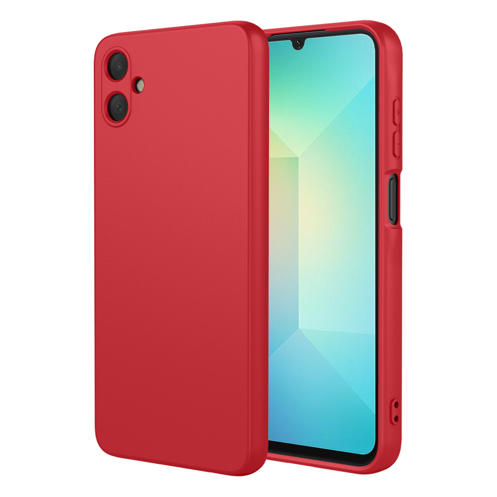 (Red) For Samsung Galaxy A06 5G Case Soft Tpu Shockproof Protective Phone Cover Red 6914293773098