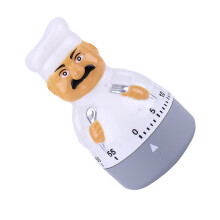 Kooktimer Mechanische Opwindbare Keukenklok Wit