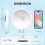 Miroir grossissant 30X - 15cm - 3 modes d'éclairage - Ventouses - Support 360 3