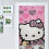 Κουρτίνα πόρτας Hello Kitty, ταπετσαρία κουρτίνας πόρτας συσκότισης 34x57 ιντσών, 3