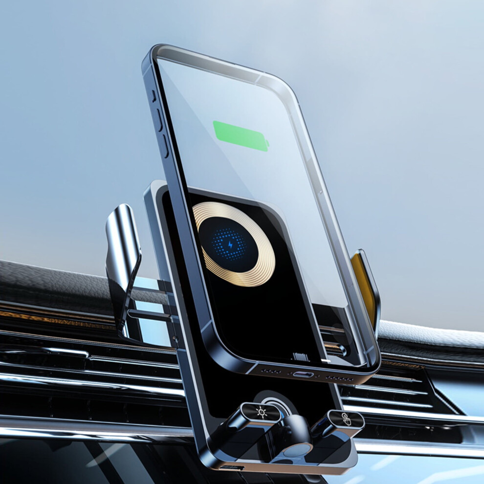 Wireless Car Charger Mount 66W Fast Charging Auto-Clamping 972700633409