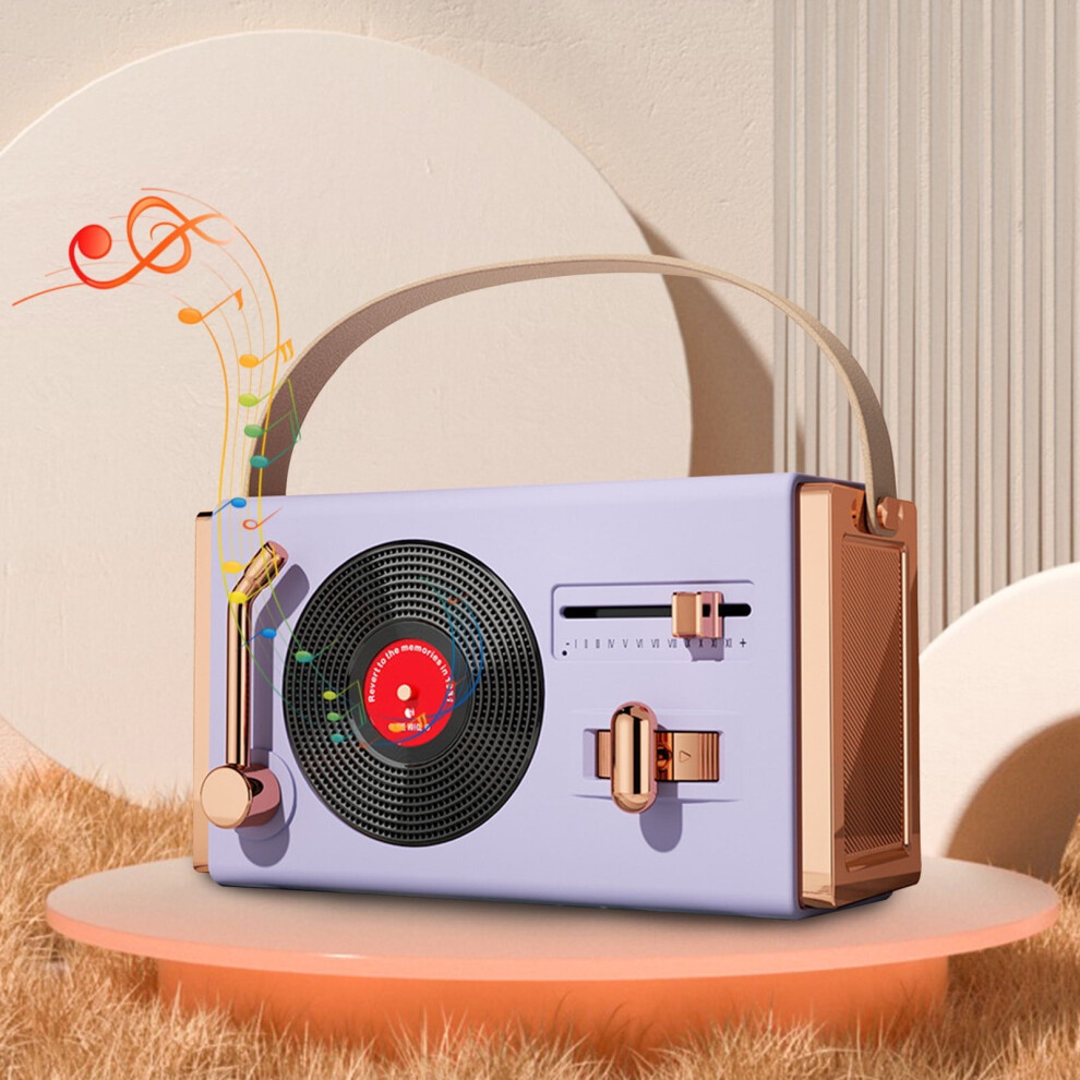 Txmfgh Retro Bluetooth Speaker Portable Stereo 10W 908436059527