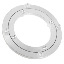 Glass Turntable Display Rack Aluminum Alloy Swivel Bracket
