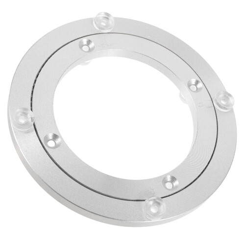 Turntable Display Rack Glass Swivel Bracket Aluminum Alloy