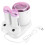 Θερμαντήρας κεριού MXZZAND 3 σε 1 800ml — 180W, Ρυθμιζόμενη θερμοκρασία, Λευκό/Ροζ 3