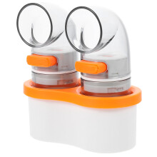 Bouteille doseuse d'assaisonnement, distributeur de sel mesuré, flacons à condiments, récipient transparent, saupoudreuse à sucre.