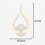 Applique murale - LEDGLE - Design - Blanc - 10W - IP20 étanche 3