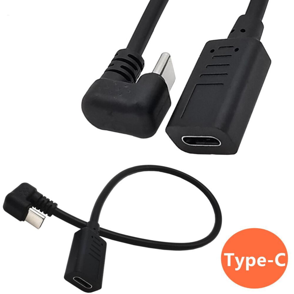 Usb-C Male To Female Right-Angle Adapter Cable 0.3M 971050950624