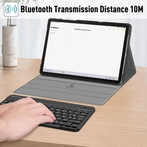 Teclado para Samsung Galaxy Tab A9 Plus 11 polegadas 2023 SM-X210-X216-X218 AZERTY com capa rígida para tablet com tela sensível a 2