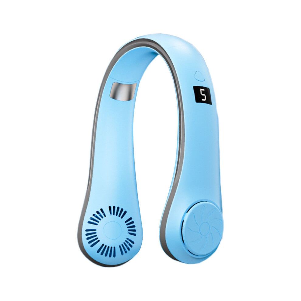 Neck Hanging Fan Portable With Digital Display And 908436396714