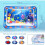 Φουσκωτό χαλάκι παιχνιδιού Tummy Time Water Mat με αισθητηριακά παιχνίδια για μω 2