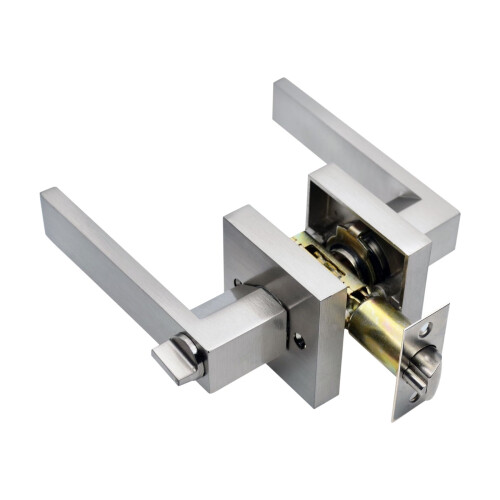 Bedroom Door Lock Solid Wood Silent Handle 1pc 1