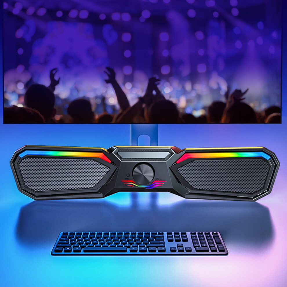 Txmfgh Bluetooth Speaker With Stereoscopic Sound And Ice Light 908436399340