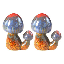 Mushroom Toilet Screw Cover Caps Ceramic 2 pcs