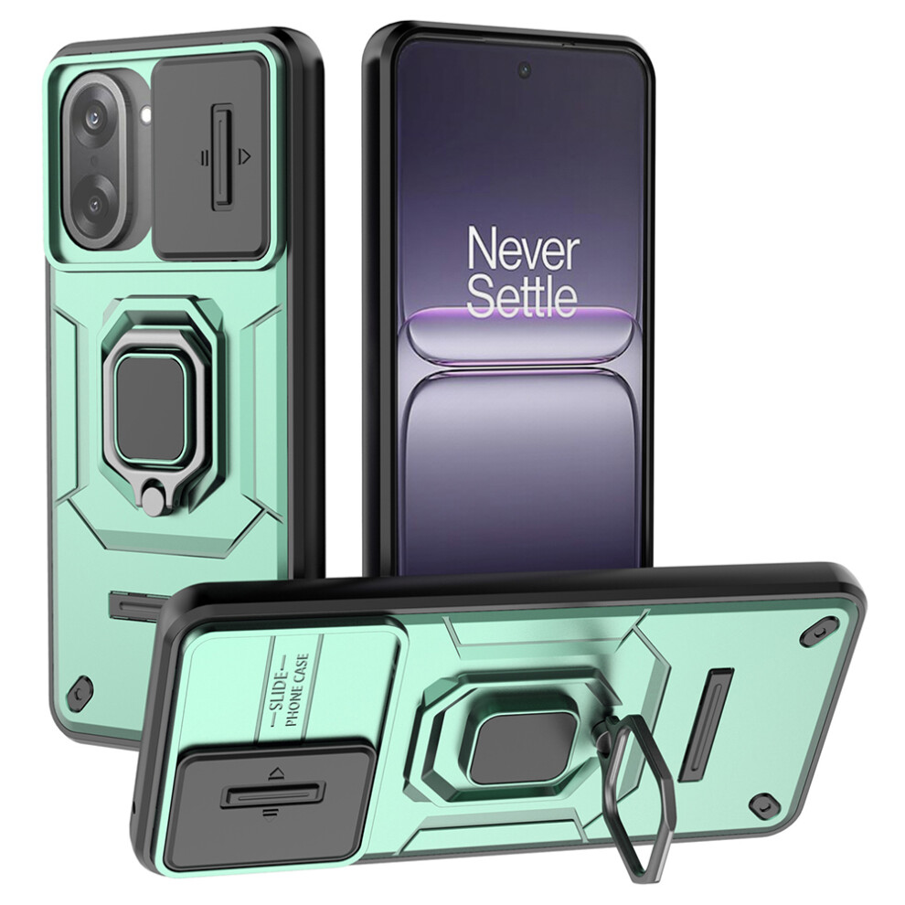 (Green) For Oneplus Nord Ce5 5G / Ace 5 Racing 5G Case Pc + Tpu Kickstand Phone Protector With Lens Cover Green 6914299975748
